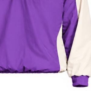 Veste coupe-vent légère à capuche pour homme, couleur unie violette, avec fermeture éclair quart de tour, idéale pour l'entraînement décontracté et les activités de plein air - Product Image 6