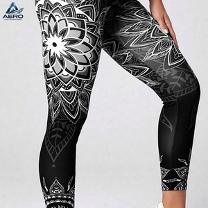 Leggings de Yoga de Cintura Alta con Estampado Animal, Impresión por Sublimación, Pantalones de Poliéster y Spandex con Elasticidad en Cuatro Direcciones - Product Image 6