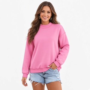 Women’s Oversized <b>Mock</b> Neck Casual Sweatshirt Relaxed Loose Fit Pullover Long Sleeve Comfortable Top Everyday - Product Image 1