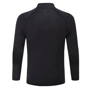 Camiseta Polo de Manga Larga para Hombre con Cuello de Cierre de Cremallera, Estilo Casual, Color Sólido, Precio Razonable - Product Image 6