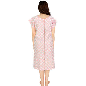 Robes d'hôpital pour femmes, vêtements de patient en coton à manches courtes, uniformes d'hospitalisation, vêtements de nuit, uniformes d'infirmière à manches longues - Product Image 6