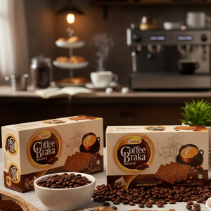 Biscuits aromatisés au café OEM ODM 150g, collations croustillantes, qualité d'exportation, Vietnam - Product Image 3