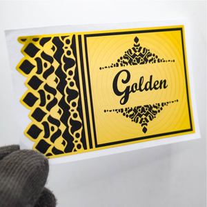 Etiquetas de Perfume de PVC con Relieve Personalizadas de Lujo |   Etiquetas Adhesivas de Vinilo Metálico Dorado Resistentes al Agua y a los Rayos UV para Envases de Perfume - Product Image 6