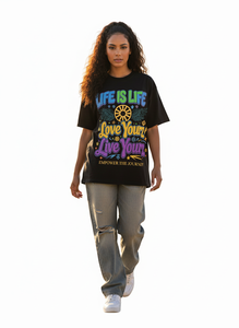 T-shirts pour hommes à col rond surdimensionnés, design personnalisé, coton, impression intégrale en relief, fabricant de t-shirts graphiques pour hommes - Product Image 6