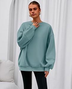 Sudaderas de Invierno 2026 para Mujer, 100% Algodón Puro, Cuello Redondo, Sudaderas de Algodón para Mujer en Venta a Precio de Mayoreo - Product Image 2