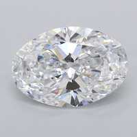 Diamante Cultivado en Laboratorio, Corte Ovalado 0.75, Color F, Claridad VVS2, CVD HPHT, Diamante Suelto, Certificado IGI, Excelente para Joyería, Venta al Por Mayor