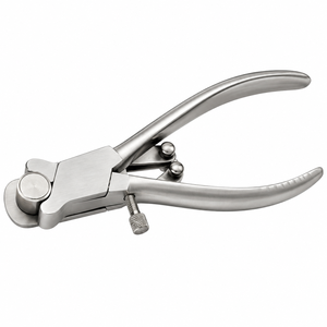 Pince à cintrer les anneaux pour bijoux, robuste, 170 mm (5,21 po), en acier inoxydable argenté, ZETOMEDPRO - Product Image 1