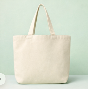 Sac fourre-tout en toile de coton personnalisé grand format pour courses, avec poignée longue pour femme - Product Image 4