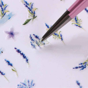 Pince à épiler courbée pour ongles et cils, outil de nail art noir, personnalisable, pour la création de designs DIY, modèle 2026 - Product Image 2