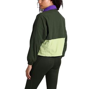 Chaquetas Cortavientos Anorak de Nailon de Alta Calidad, Cómodas, Impermeables, con Bloques de Color, Tejido de Punto, Bordado de Rayas, para Mujer, Talla Grande - Product Image 2