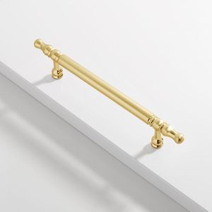 Elegantes tiradores de latón con forma de hoja para puertas de armario, acabado dorado, tiradores decorativos para cajones de armario, juego de herrajes de lujo para muebles - Product Image 4