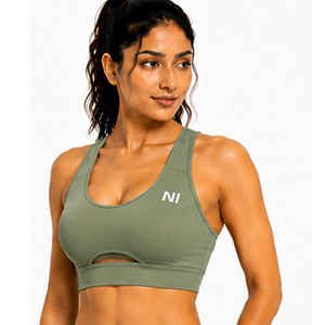 Custom Women Seamless Sports Bra High <b>Support</b> Yoga Fitness <b>Crop</b> <b>Top</b> Breathable Workout Gym Wear Private Label Sports Bra - Product Image 1