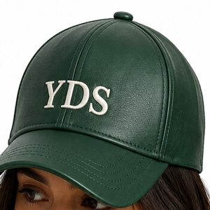 Unisex Leather <b>Baseball</b> <b>Cap</b> Premium Leather Adjustable 6-Panel Casual Lightweight Comfortable Daily Wear Leather <b>Baseball</b> <b>Cap</b> - Product Image 4