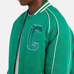 Wholesale Custom Logo <b>Men's</b> Varsity <b>Jacket</b> Sleeve Patch Stitched Streetwear Plus Size OEM Manufacturer - Product Image 3