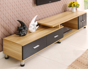 Moderno Mueble para TV de Madera con Cajones Blancos de Almacenamiento y Estantes Abiertos para Sala de Estar - Product Image 4