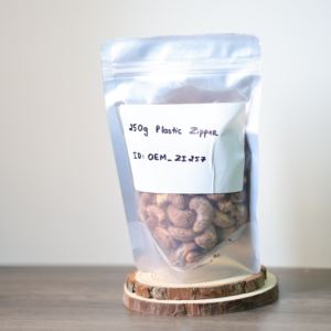 Noix de cajou bio grillées et salées 250g avec fermeture éclair - OEM disponible Offre spéciale Prix usine en gros - Product Image 1