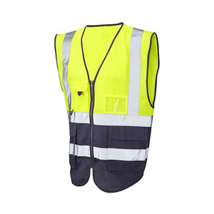 Customized Design Construction Safety Vest New Design Custom Made Safety Zip Vest <b>Jacket</b> for <b>Worker</b> by Star Crystal Enterprises - Product Image 1