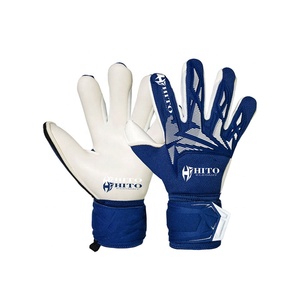 การพิมพ์ลายแบบ BackHand Sublimation และการติดต่อแบบ Palm Contact ด้านหน้า พร้อมสายรัดยางยืด Letax คุณภาพสูง ถุงมือผู้รักษาประตูมืออาชีพ - Product Image 4