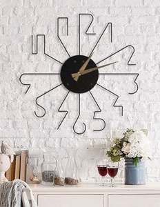 Antique metal wall clock bring timeless elegance to your space blending durability & modern design into one functional art piece - Product Image 1