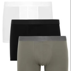 Calzoncillos Largos para Hombre, Talla Estadounidense, de Fibra de Bambú, Deportivos, Transpirables, de Cintura Media - Product Image 1