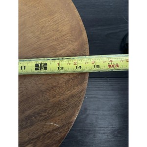 New Arrival Round Wooden Lazy Susan Serving <b>Plate</b> Handmade Minimalist Design Solid Color Polished Finish - Product Image 6