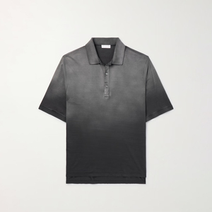 Camisa Personalizable de Manga Corta para Hombre, Color Sólido, Tejida, Informal, Transpirable, de Algodón, Corte Regular, Diseño con Botones, Precio al por Mayor - Product Image 1