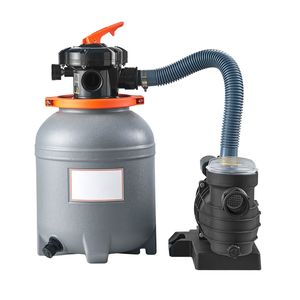 Sistema di Filtrazione a Sabbia per Piscina Krystal Clear a 6 Vie, 1/3 HP, 2650 GPH, 12 Pollici, per Piscine Interrate - Product Image 1