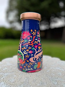 Bouteille d'eau en cuivre style rétro, bouteille d'eau en cuivre vintage, bouteille d'eau en cuivre couleur unie, bouteille en cuivre personnalisée fabriquée en usine - Product Image 3