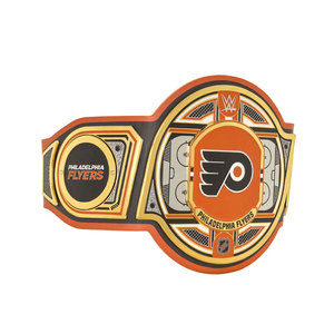 Cinturón de Campeonato de Hockey sobre Hielo Personalizado – Cinturón de los Philadelphia Flyers Chapado en Oro para Adultos, Ideal para Deportes y Lucha Libre - Product Image 3