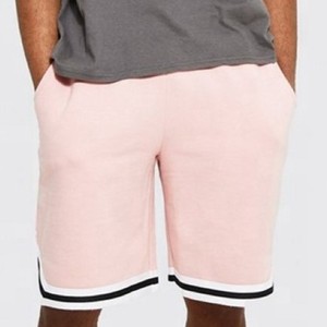Shorts de basketball légers pour hommes en maille, couleur unie, séchage rapide, respirants, taille élastique, sur mesure, haute qualité, 100 % polyester, tendance - Product Image 5