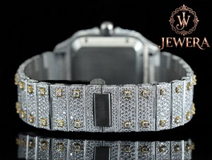 Factory Wholesale High Quality Hip Hop Moissanite Diamond Glass <b>Watch</b> with Iced Out <b>Case</b> Premium Fashion Accessories Business - Product Image 3