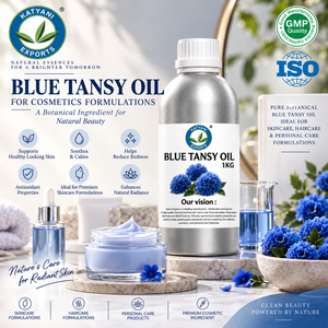 Aceite Esencial de Tanacetum Annuum 2 KG, Aceite Natural de Tansy Azul, Extracto Botánico para Cosméticos y Formulaciones Aromáticas - Madhya Pradesh - Product Image 4