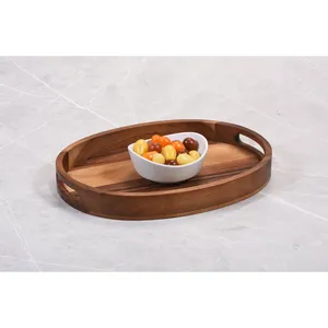 Bandeja de Servicio de Cerámica Estilo Americano Ecológica Premium para Buffet, Centro de Mesa para Bodas, Decoración de Eventos de Lujo, Hecha a Mano - Product Image 3