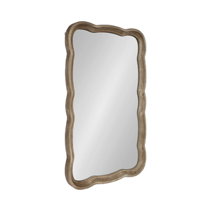Fleurs irrégulières cadres en bois miroir mural maquillage salon chambre <span class=keywords><strong>salle</strong></span> <span class=keywords><strong>de</strong></span> <span class=keywords><strong>bain</strong></span> 2 couleurs rétro fait vieux meubles - Product Image 6