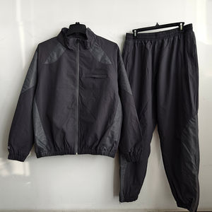 Conjunto Deportivo Casual Color Verde Oliva para Hombre, Chaqueta y Pantalones Ligeros, Transpirables, para Correr, Trotar, Entrenamiento al Aire Libre - Product Image 3