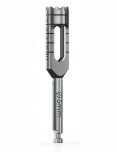 Brocas Trephine de 9 mm para Cirugía de Implantes Dentales, Instrumento Manual de Acero Inoxidable con Marcas de Profundidad, Herramientas para Implantes Dentales - Product Image 4