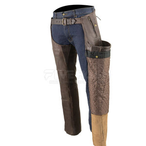 Chaps en cuir pour hommes, prix de gros abordable, design personnalisé, dernière collection, respirants - Product Image 5