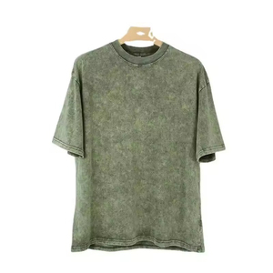 T-shirt épais délavé à l'acide à vendre avec logo et design personnalisés – T-shirts délavés à l'acide pour hommes de haute qualité avec OEM - Product Image 2