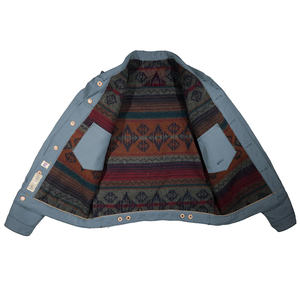 Chaquetas de hombre de lona de algodón de mezclilla con botones para ropa de trabajo de invierno táctica Detroit personalizadas - Product Image 5