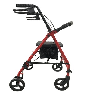 Trọng lượng Nhẹ Đứng Knob thiết kế hợp kim 4 Caster khung Walker đi Bộ phục hồi chức năng Viện trợ cho người khuyết tật - Product Image 6