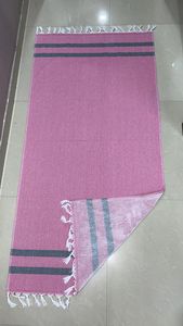 Fouta <b>Beach</b> <b>Towel</b> Pareo Manufacturer Front side Polyester Cotton Scarf Back Side <b>Towel</b> 2-in-1 - Product Image 4