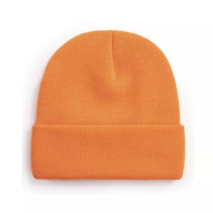 Gorro de esquí unisex gris de acrílico, color sólido, ajustado, informal, para invierno, para adultos, 56-58 cm, tejido de jersey, personalizado, venta al por mayor. - Product Image 3