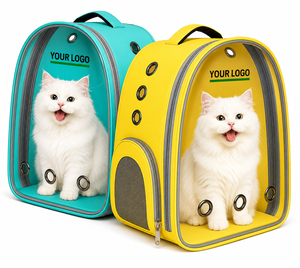 Transparent Adjustable <b>Cat</b> Bag OEM & ODM Custom Logo Pet Carrier <b>Backpack</b> for <b>Cats</b> & Dogs | Factory Direct Wholesale - Product Image 1