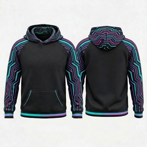 Hoodies standard pour femmes, hoodies pour hommes, hoodies en molleton de coton, pull-over uni, mode américaine - Product Image 1