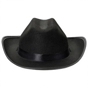 Chapeau de cowboy occidental pour enfants, casquette de chevalier, idéal pour les fêtes d'été, performance en extérieur, grand bord, chapeau de soleil touristique, 100% polyester - Product Image 3
