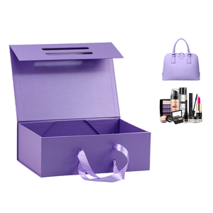 Luxury <b>Pink</b> Foldable <b>Gift</b> <b>Box</b> with Magnet Closure for Retail Packaging - Product Image 6