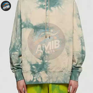 Nouveaux sweats à capuche pour hommes au design tie-dye tendance, personnalisables, en coton mélangé de haute qualité avec couleur tie-dye personnalisée - Product Image 4