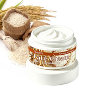 Crème pour le visage à la niacinamide de riz, hydratante, anti-âge, soin de la peau, crème faciale, OEM ODM, étiquette privée