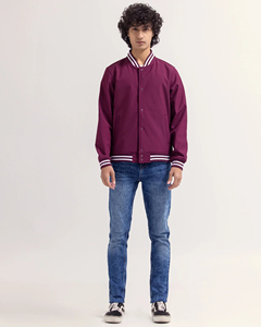 Custom Varsity <b>Jacket</b> for Men Embroidered Patch Style Stand Collar Waterproof Ribbed Cuff Streetwear Men's <b>Jackets</b> - Product Image 5