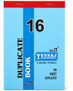 Youraj Duplicate <b>Book</b> 100 + 100 CARBON Pages | No 16 ( 22X14CM ) Duplicate <b>Book</b> 100 ruled + 100 Plain Pages (White) - Product Image 2